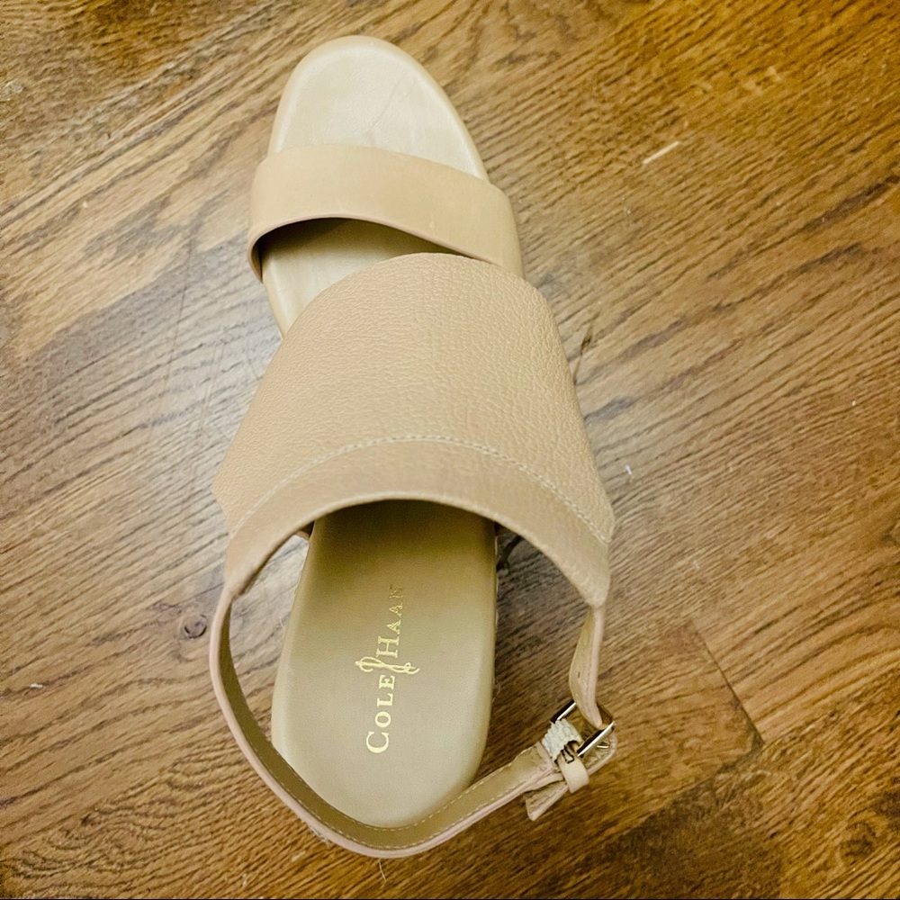 Cole Haan x Nike Air Cutout Espadrille Wedge Sandal - Picture 4 of 5